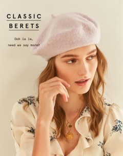 [代購]充滿法國味的羊毛氈貝蕾帽 Felt Beret